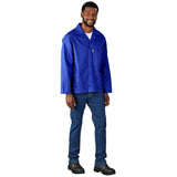 Artisan Premium 100% Cotton Jacket  – 200g Cotton Twill – V-Flap Chest Pocket, Concealed Zip, Triple Stitch Finish | Usbandmore