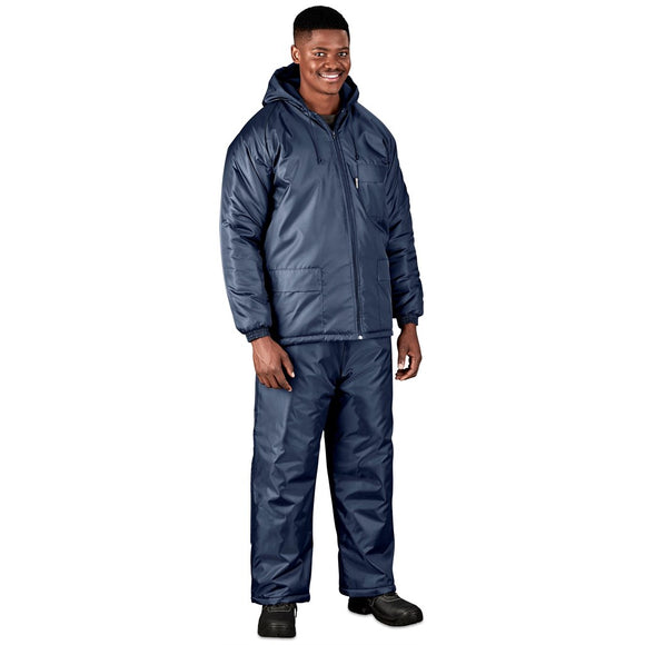 Shift Single-Lined Freezer  Rated to -5°C – 100% Polyester Oxford Shell, Quilted Pongee Lining – Hooded, Water-Resistant & Windproof, Monza Chest & Bottom Pockets, 