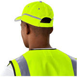 Altitude Signal Hi-Viz Reflective Cap – 100% Polyester, 6-Panel Structured Peak with Silver Reflective Binding, Contrast Eyelets & Velcro Closure – Day/Night Visibility | Usbandmore