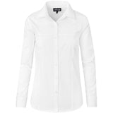 Ladies Long Sleeve Empire Shirt |usbandmore