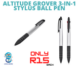 Altitude Grover 3-In-1 Stylus Ball Pen - USB & MORE