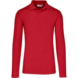 Mens Long Sleeve Elemental Golf Shirt Red AMROD | Usbandmore