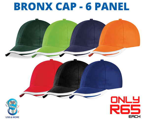 Bronx Cap - 6 Panel - USB & MORE