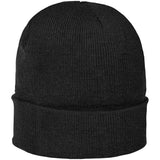 Colorado Acrylic Beanie Black – Acrylic Rib Knit – Lightweight, Insulating, Water-Repellent Fabric for Cold Weather Comfort | Usbandmore
