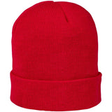 Colorado Acrylic Beanie Red – Acrylic Rib Knit – Lightweight, Insulating, Water-Repellent Fabric for Cold Weather Comfort | Usbandmore