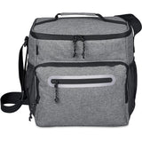 Serendipio Highland 20-Can Cooler Black – 300D Polyester with PEVA Lining – Reflective Front Detail, Extra Storage Pockets, Adjustable Strap | Usbandmore