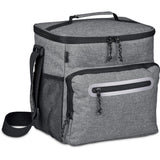 Serendipio Highland 20-Can Cooler Black – 300D Polyester with PEVA Lining – Reflective Front Detail, Extra Storage Pockets, Adjustable Strap | Usbandmore