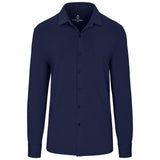 Mens Long Sleeve Alex Varga Cronus Knitted Shirt|usbandmore