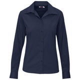 Ladies Long Sleeve Brushed Cotton Twill Moderna Shirt|usbandmore