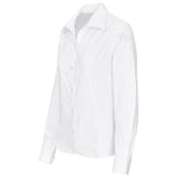 Ladies Long Sleeve Brushed Cotton Twill Moderna Shirt|usbandmore