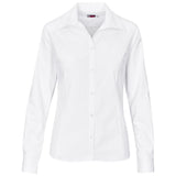Ladies Long Sleeve Brushed Cotton Twill Moderna Shirt|usbandmore
