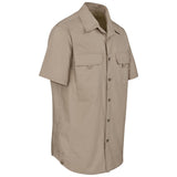 Mens Short Sleeve Mawenzi Twill Shirt|usbandmore