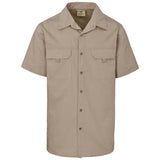 Mens Short Sleeve Mawenzi Twill Shirt|usbandmore