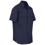 Mens Short Sleeve Mawenzi Twill Shirt|usbandmore