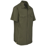 Mens Short Sleeve Mawenzi Twill Shirt|usbandmore