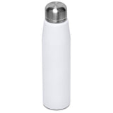 Altitude Lamda Lite Aluminium Water Bottle Solid white – 700ml Lightweight Food-Grade Aluminium – Matte Finish, Stainless Steel Lid, Eco-Friendly & Durable Design | Usbandmore