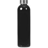 Kooshty Pura Plus 750ml Black Glass Water Bottle – Eco-Friendly Reusable Bottle with Silicone Sleeve & Leak-Proof Stainless Steel Lid – Dishwasher Safe (Bottle Only), Gift Box Included | Usbandmore