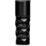 Serendipio Meteor Double-Wall Tumbler Black – Stainless Steel & PP Plastic – 450ml Honeycomb Design for Hot & Cold Drinks – Durable, Stylish Travel Companion | Usbandmore
