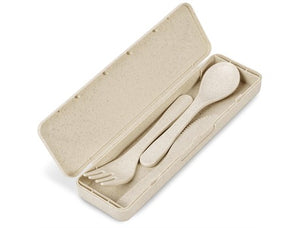 Okiyo Heiki Wheat Straw Cutlery Set - USB & MORE