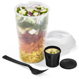 Altitude Crave Food Capsule – 800ml BPA-Free – Portable Food Storage with Fork & Sauce Cup, Ideal for Salads & On-the-Go Meals | Usbandmore
