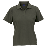 175g Ladies Pique Knit Golfer – 65/35 Poly-Cotton Blend with Anti-Pill Finish – Feminine Fit, Double-Needle Finish, Three-Button Placket, BARRON Two Ridge Collar, Side Slits | Usbandmore