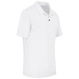 Mens Virtue Golf Shirt Red – 185g 100% Polyester – Knitted Collar & Cuffs, Two-Button Placket, Contrast Buttons, Side Slits, Standard Fit | Usbandmore