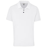 Mens Virtue Golf Shirt Red – 185g 100% Polyester – Knitted Collar & Cuffs, Two-Button Placket, Contrast Buttons, Side Slits, Standard Fit | Usbandmore