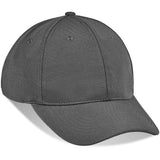 Torrey Cap Dark Grey – 92g/m² 100% Polyester Mini Ottoman – 6-Panel Structured Peak, Adjustable Metal Clasp, 4 Embroidered Eyelets, Embossed Gary Player Logo | Usbandmore