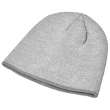 Quebec Acrylic Beanie – Two-Tone Acrylic Rib Knit – Lightweight, Warm, Embroidered Slazenger Logo on Back Panel | Usbandmore