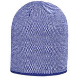 Quebec Acrylic Beanie – Two-Tone Acrylic Rib Knit – Lightweight, Warm, Embroidered Slazenger Logo on Back Panel | Usbandmore