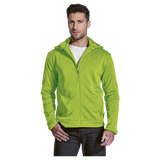 Barron Mens Illusion Jacket – 100% Polyester Bonded Soft-Shell – Contrast Fleece Inner, Zip-Off Hood, Inseam Zip Pockets, Velcro Sleeve Tabs | Usbandmore