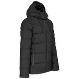 Mens Maverick Jacket Black – 100% Polyester – Sealed Full Zip, Sealed Zip Pockets, Detachable Hood with Drawcord & Press Studs, Interior Pocket | Usbandmore