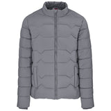 Mens Stratus Jacket Grey – 100% Polyester – Full Zip with Metal Puller, Welted Zip Pockets, Interior Pocket, Chin Protector, Knitted Storm Cuffs | Usbandmore
