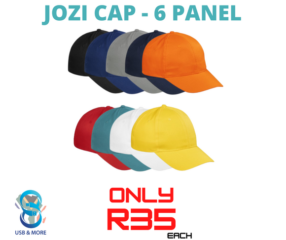 Jozi Cap - 6 Panel - USB & MORE