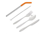 Kooshty Safari Cutlery & Straw Set - USB & MORE