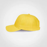 Kids Americano Cap Yellow – FWRD – Heavy Acrylic 100% – Fade Resistant – 6 Panel Structured – Pre-Curved Peak – Self Covered Velcro Strap – 4 Row Stitched Sweatband – Branding Area 120mm x 60mm | Usbandmore