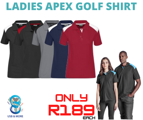 Ladies Apex Golf Shirt - USB & MORE