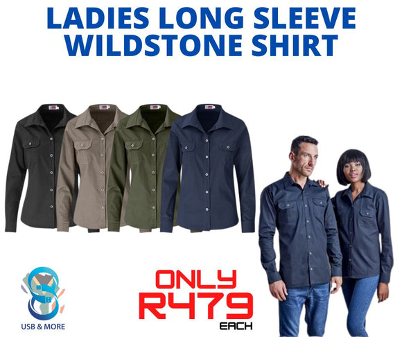 Ladies Long Sleeve Wildstone Shirt - USB & MORE