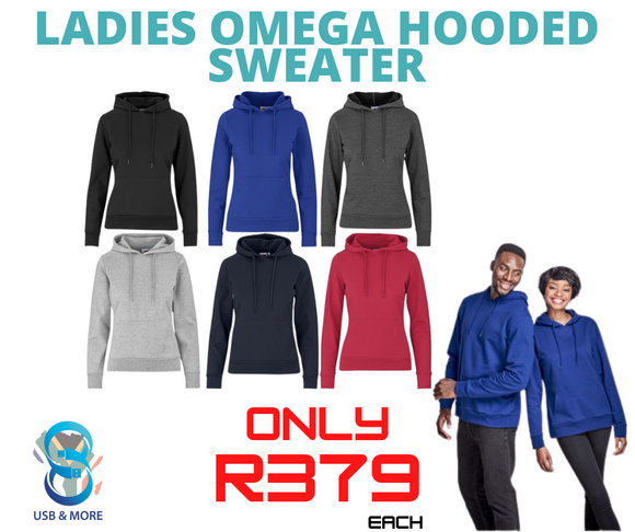 Ladies Omega Hooded Sweater - USB & MORE