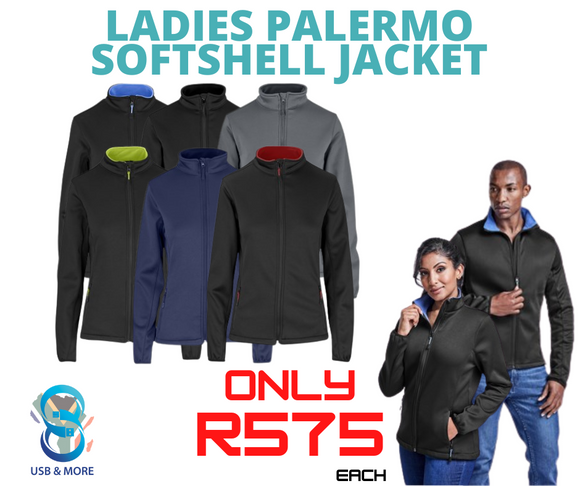 Ladies Palermo Softshell Jacket - USB & MORE