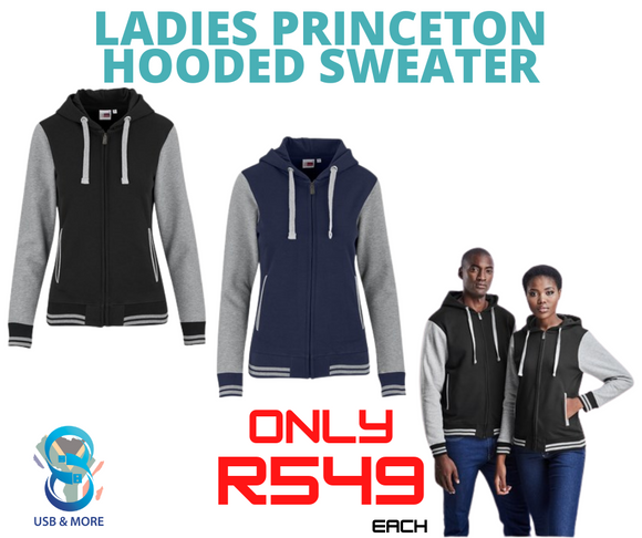Ladies Princeton Hooded Sweater - USB & MORE