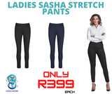 Ladies Sasha Stretch Pants - USB & MORE