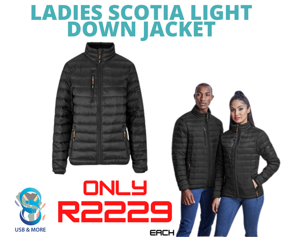 Ladies Scotia Light Down Jacket - USB & MORE
