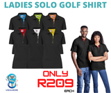 Ladies Solo Golf Shirt - USB & MORE