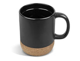 Serendipio Sienna Cork & Ceramic Coffee Mug - 340ml - USB & MORE