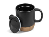 Serendipio Sienna Cork & Ceramic Coffee Mug - 340ml - USB & MORE