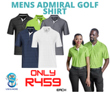 Mens Admiral Golf Shirt - USB & MORE