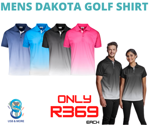 Mens Dakota Golf Shirt - USB & MORE