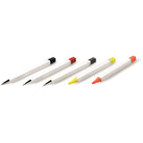 Altitude Trendy Writing Set – Multicolour Stationery Combo – Red & Black Ink Pens, Pencil, Yellow & Orange Highlighters – Compact ABS Case | Usbandmore