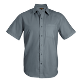 Mens Easy Care Lounge Shirt Short Sleeve- Barron|USBANDMORE